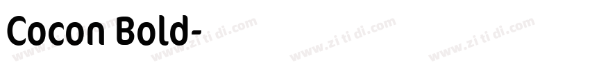 Cocon Bold字体转换